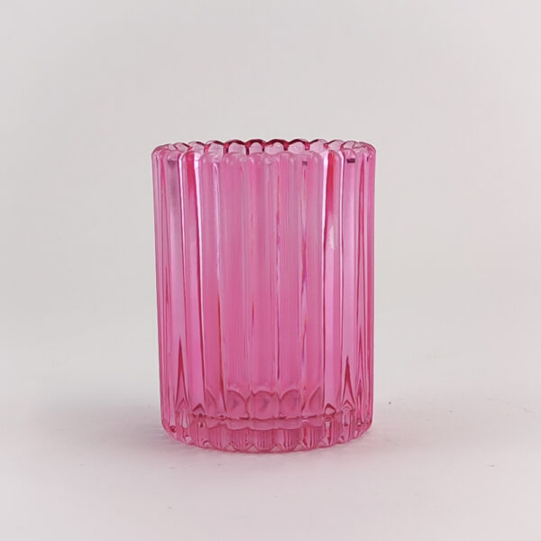 Teelichtglas pink