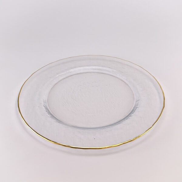 Platzteller Glas/gold